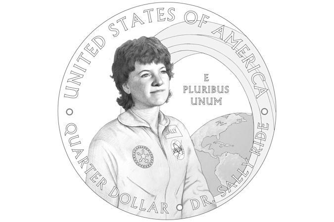 Pioneering astronaut Sally Ride will appear on a limited-run US quarter0